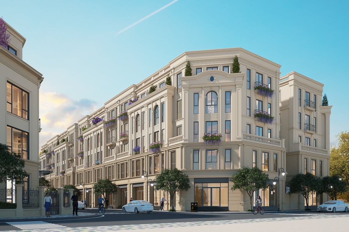 phoi canh nha lien ke phong cach manhattan